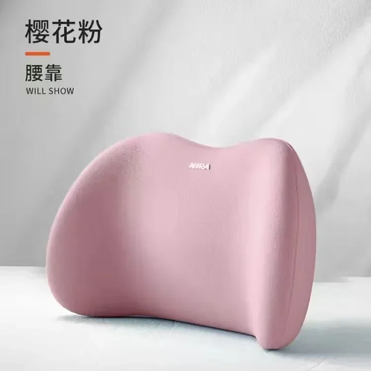 Deluxe Ergonomic Car Neck and Lumbar Support Cushion Set