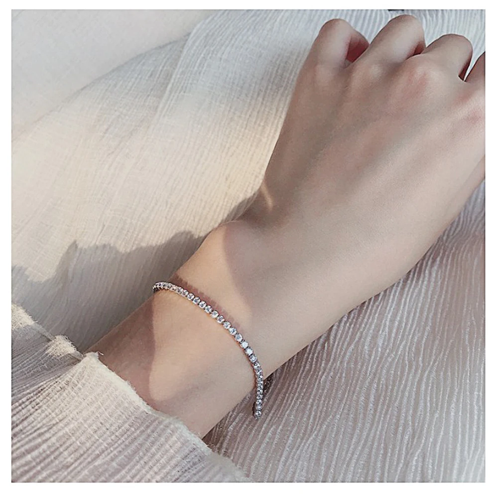 Elegant CZ Bracelet close-up