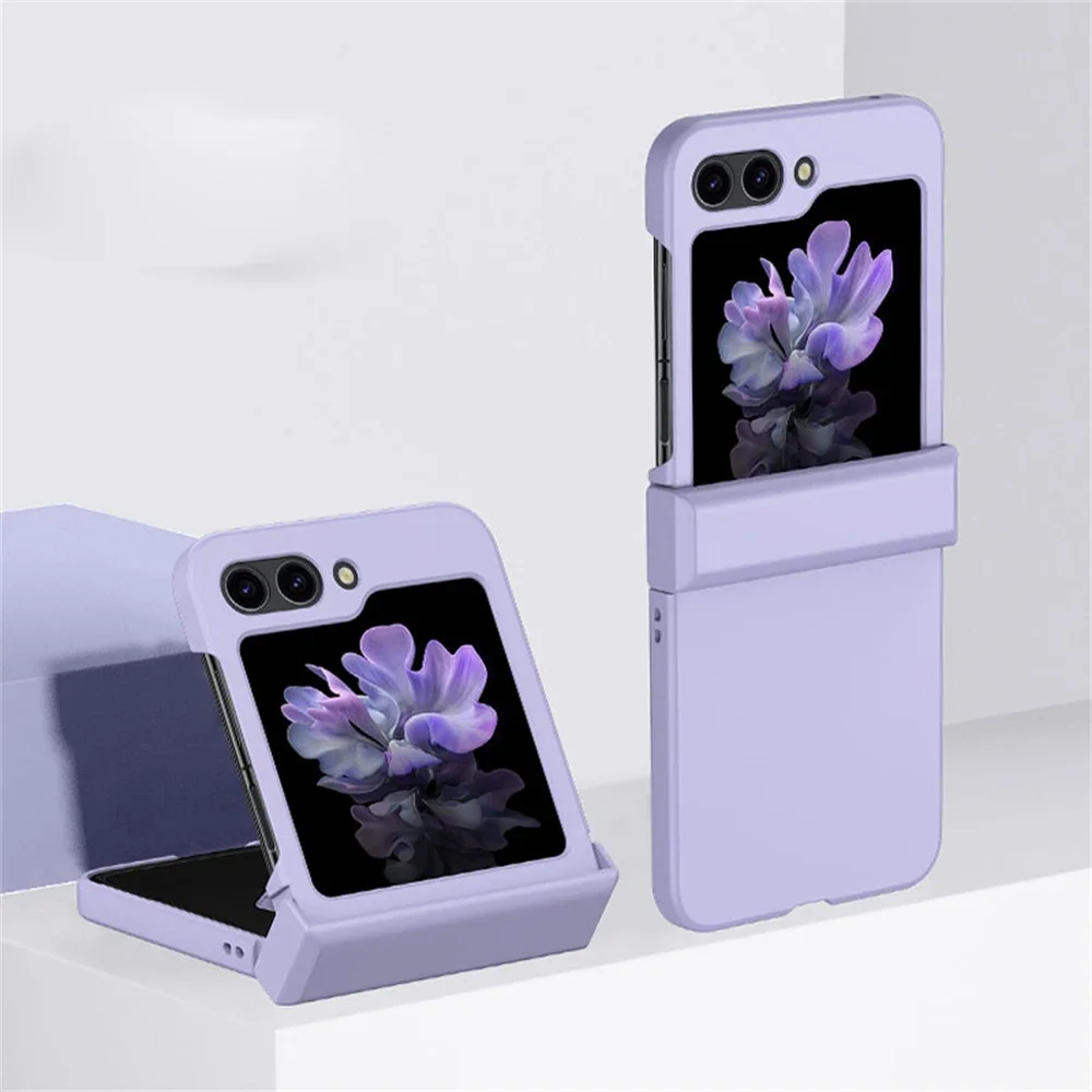 Premium Slim Matte Hinge Protection Case - Heavy Duty Shockproof Armor Cover for Samsung Galaxy Z Flip Series