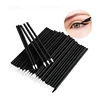 Durable 100Pcs Beauty Makeup Eyeliner Brushes With Cap Make Up Brush Disposable Eyeliner Brush 2