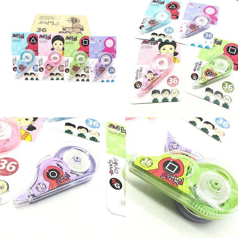 2022 новая милая Корректирующая лента с героями мультфильмов белый цвет рекламный