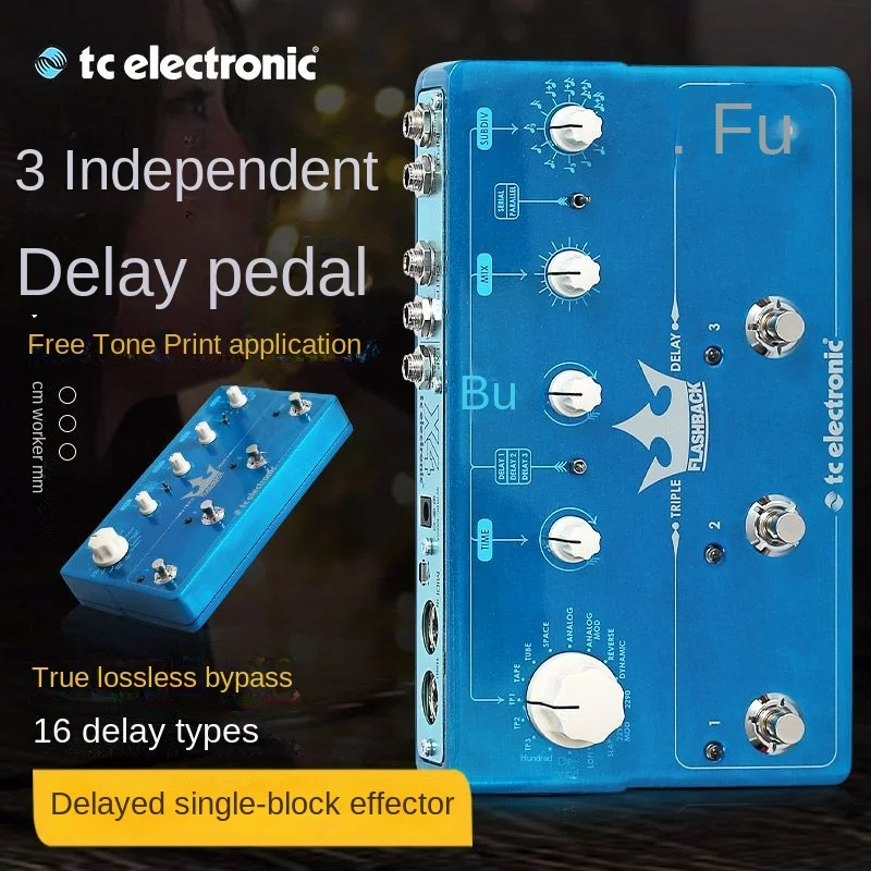 

TC Electronic Flashback Triple Delay Electric Guitar Stompbox Delay Pedal