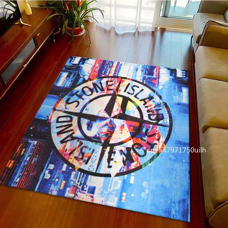 

Stone-lsIand Fashion Rug Carpet Room Mat Bedroom Play Area Rug Outdoor Home Decor Anti-Slip Modern Bath Mat