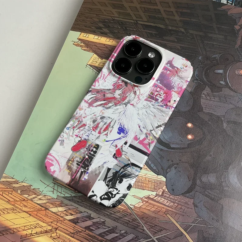 Clmj Japanese Malfunction Angel Girl Glossy HD Phone Case