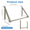 Foldable Over The Door Drying Rack Expandable Clothes Hanging Rack Travel Bedroom Bathroom Clothes Towel Bar Rack Space Saving 5