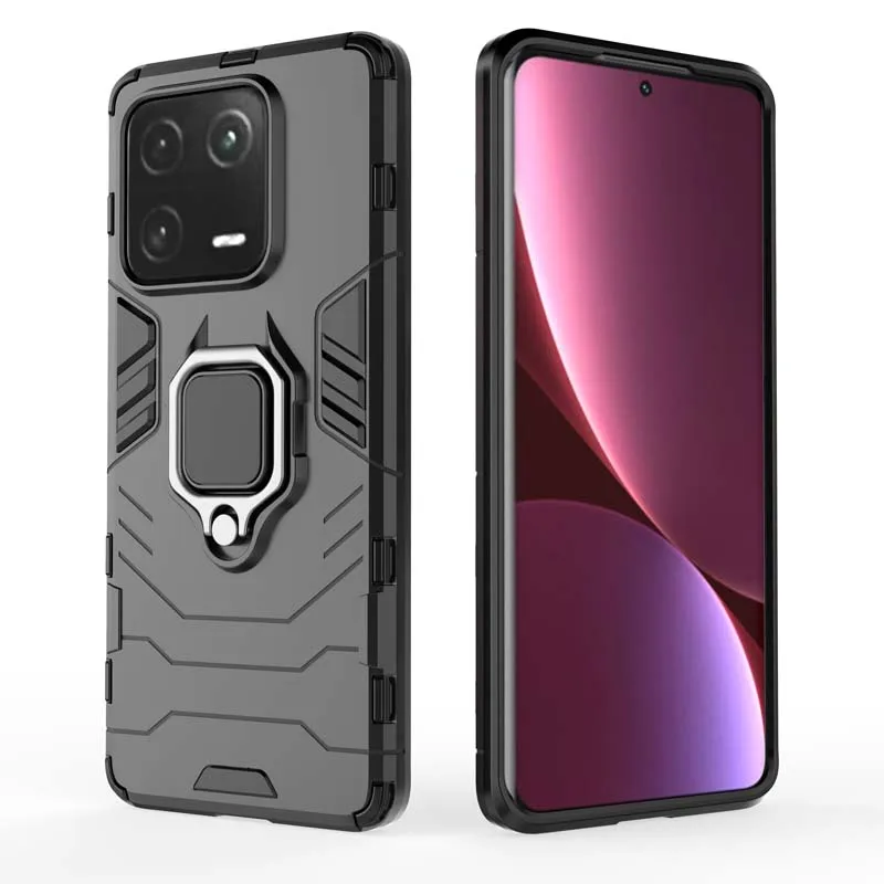 For Xiaomi Redmi Note 13 5G Cases Funda Armor Bracket Coque Case For Xiaomi  Redmi Note 13 12 Cover For Redmi Note 13 Pro 5G