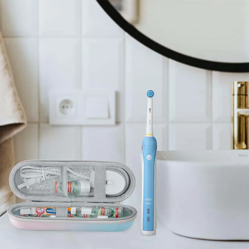 1 Pcs Travel Case for Electric Toothbrush Portable Hard Protective Storage Bag with Accessories Storage toothbrush case,toothbrush storage box