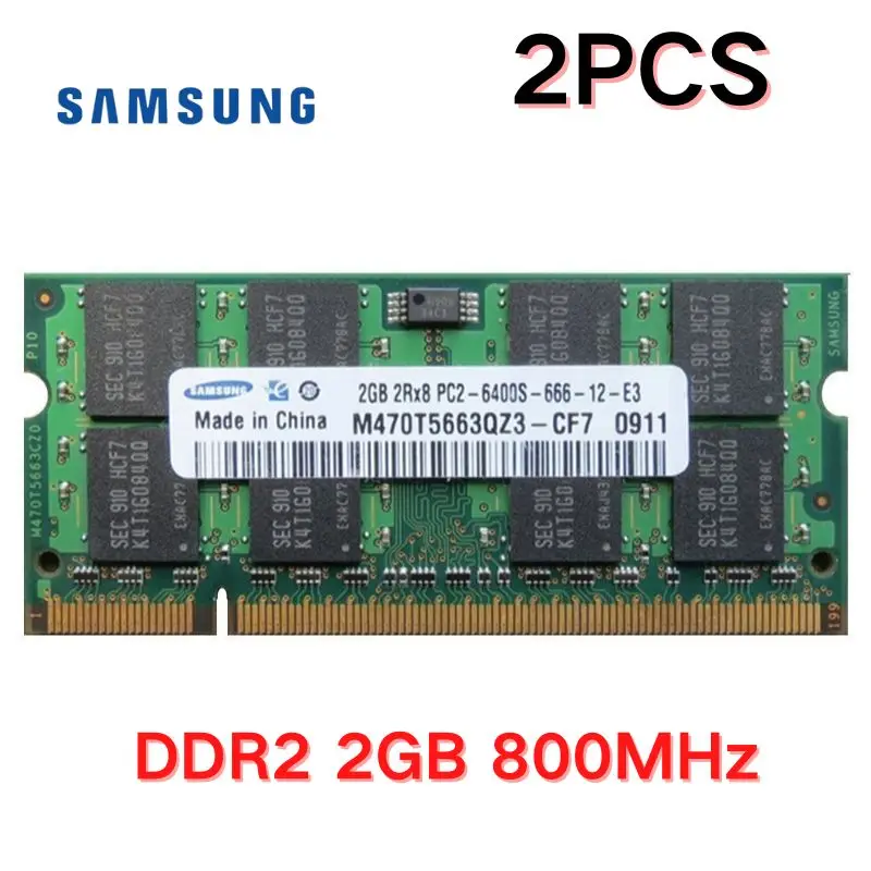 samsung-memory-RAM-2GB-4GB-PC2-DDR2-667Mhz-800Mhz-5300S-6400S-Laptop ...