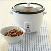 Imusa 3 Cup New White Electric Rice Cooker with Nonstick Bowl, Measuring Cup and Spoon 3