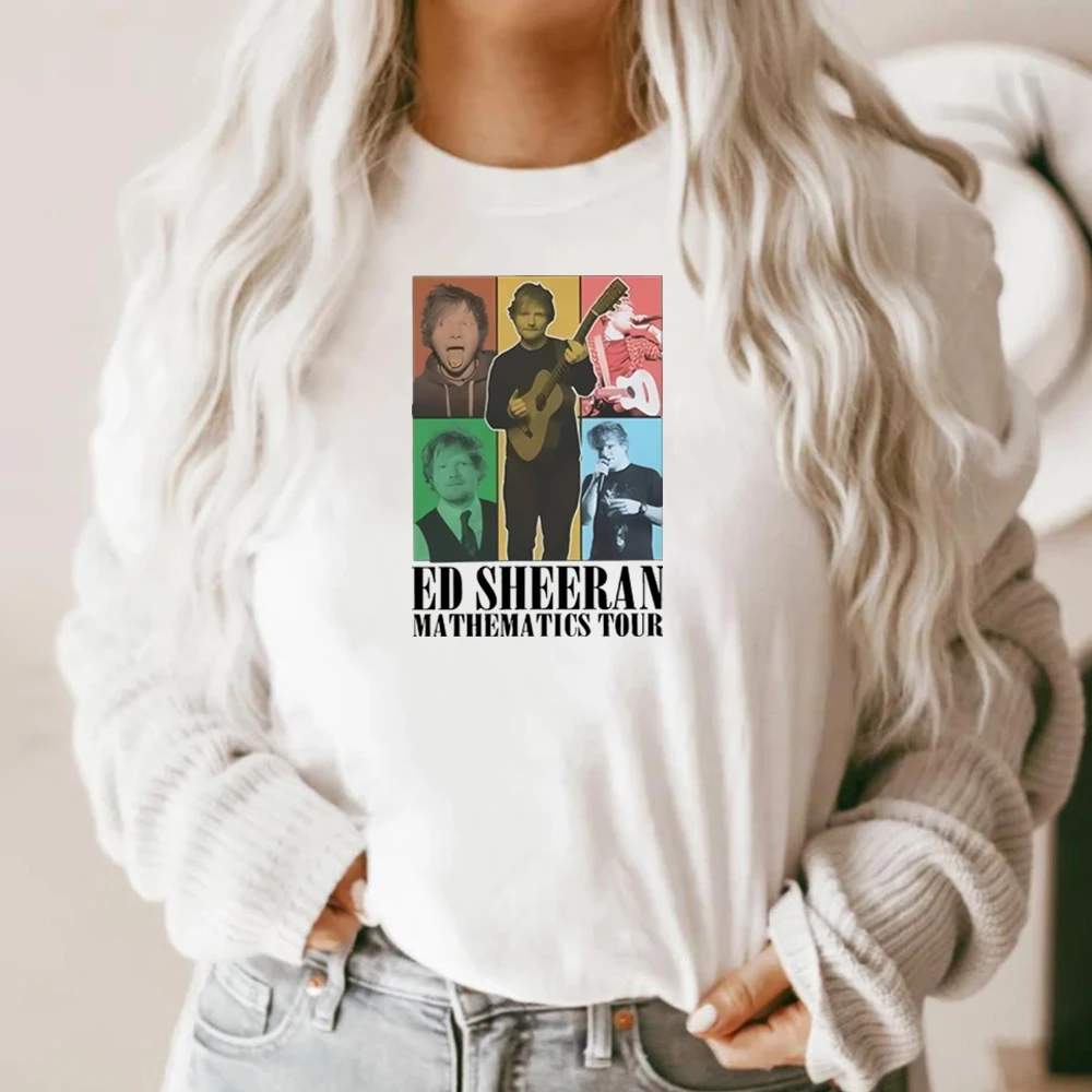 Retro Ed Sheeran Shirt Ed Sheeran Shirt Ed Sheeran Concert Tee Ed Sheeran Tour Concert Shirt Women's Music T-Shirt Gift 4