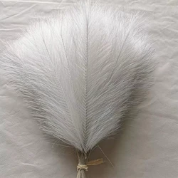 Set of 5/10/20 Fluffy Pampas Grass for Boho Decor - Artificial Floral Arrangement for Parties, Weddings, and Home Decoration - 42CM (YZ6 - 01)