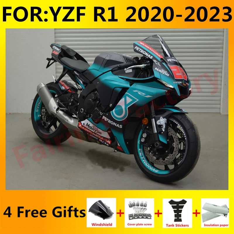 

Новый комплект обтекателей ABS для мотоцикла, подходит для YZF R1 YFZ-R1 R1M 2020 2021 2022 2023, комплект обтекателей для кузова