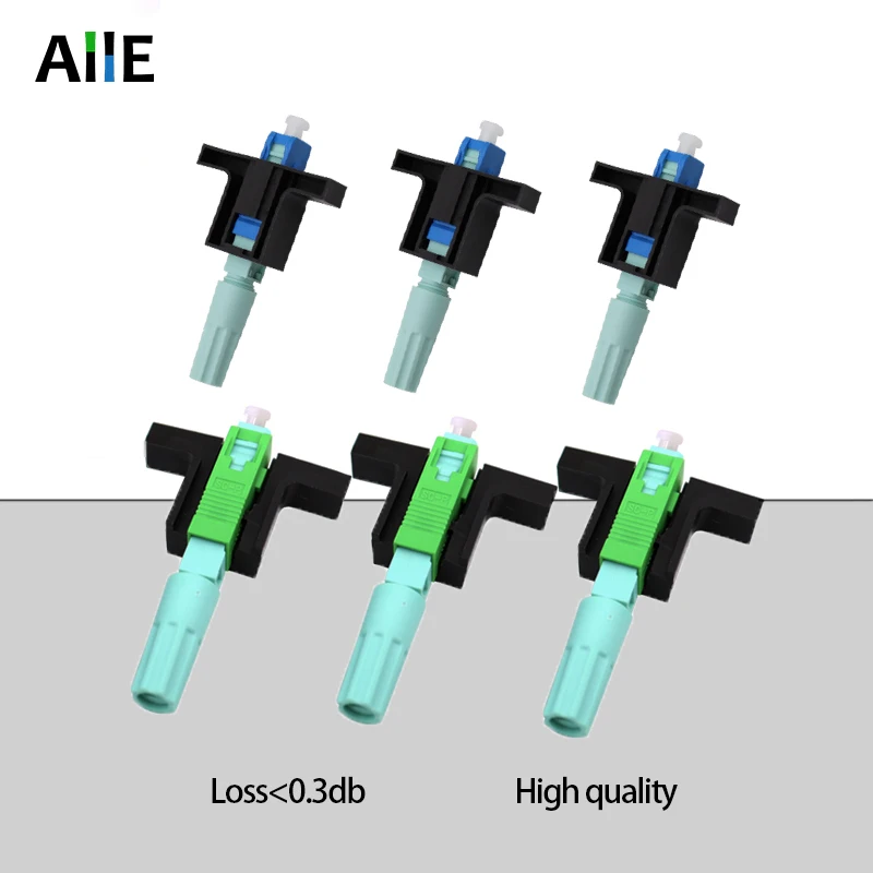 

50/100 шт. SC волоконно-оптический соединитель APC UPC Одномодовый Оптический быстрый соединитель 58 мм FTTH волоконно-оптический соединитель upc Бесплатная доставка