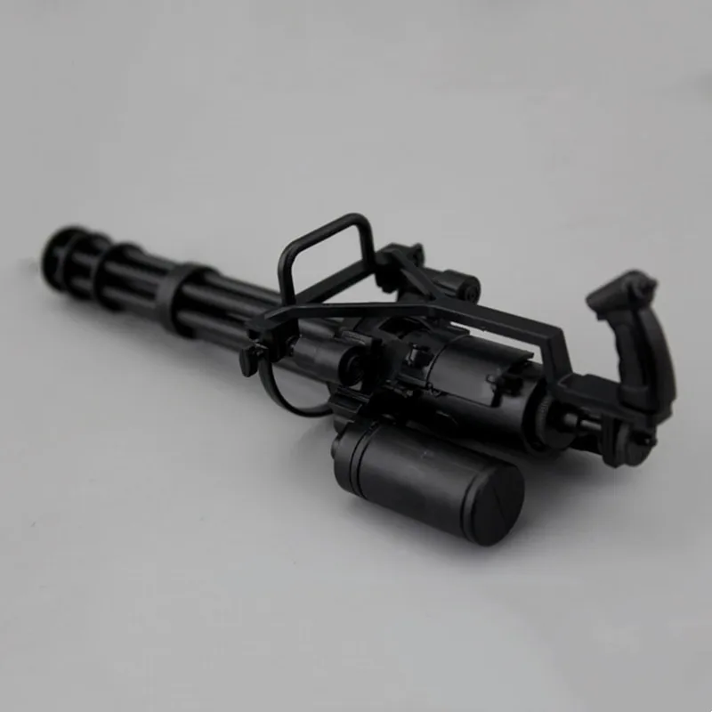 1/6 Soldier Weapon Accessories Assembly Puzzle Model Gatling M82A1 Sniper Rifle Desert Eagle Pistol Military Educational Toys 4