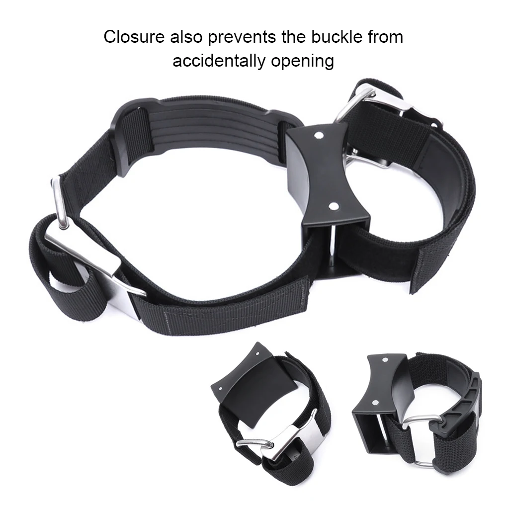 Scuba Diving Tank Band Adjustable Buckle Cylinder Holder diving tank strap for Snorkeling