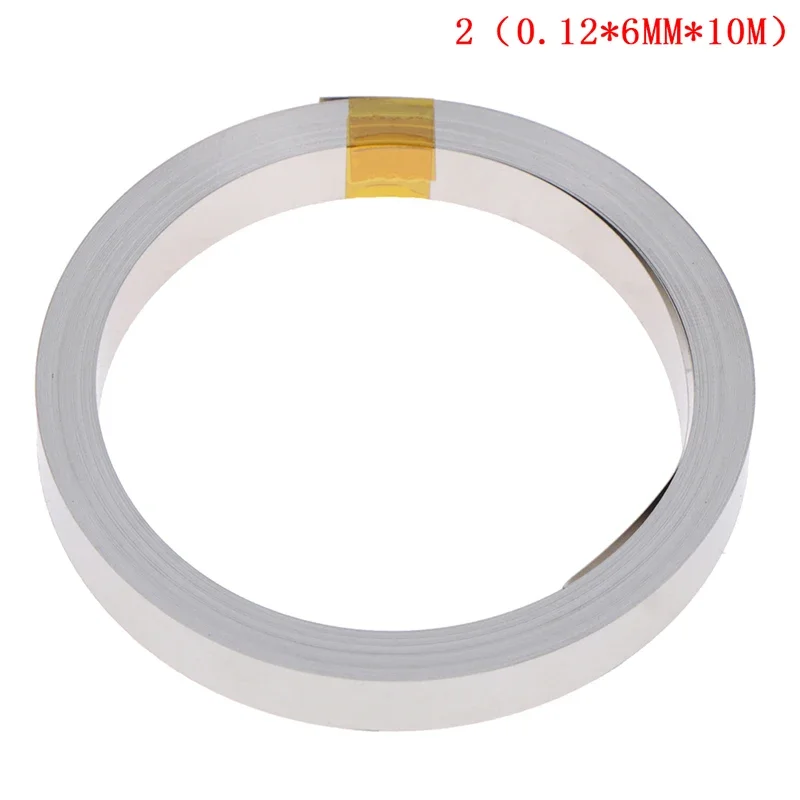 

New Ni Plate Nickel Strip Tape for Li 18650 26650 Battery Spot Welding, 10M 6mmx0.12mm