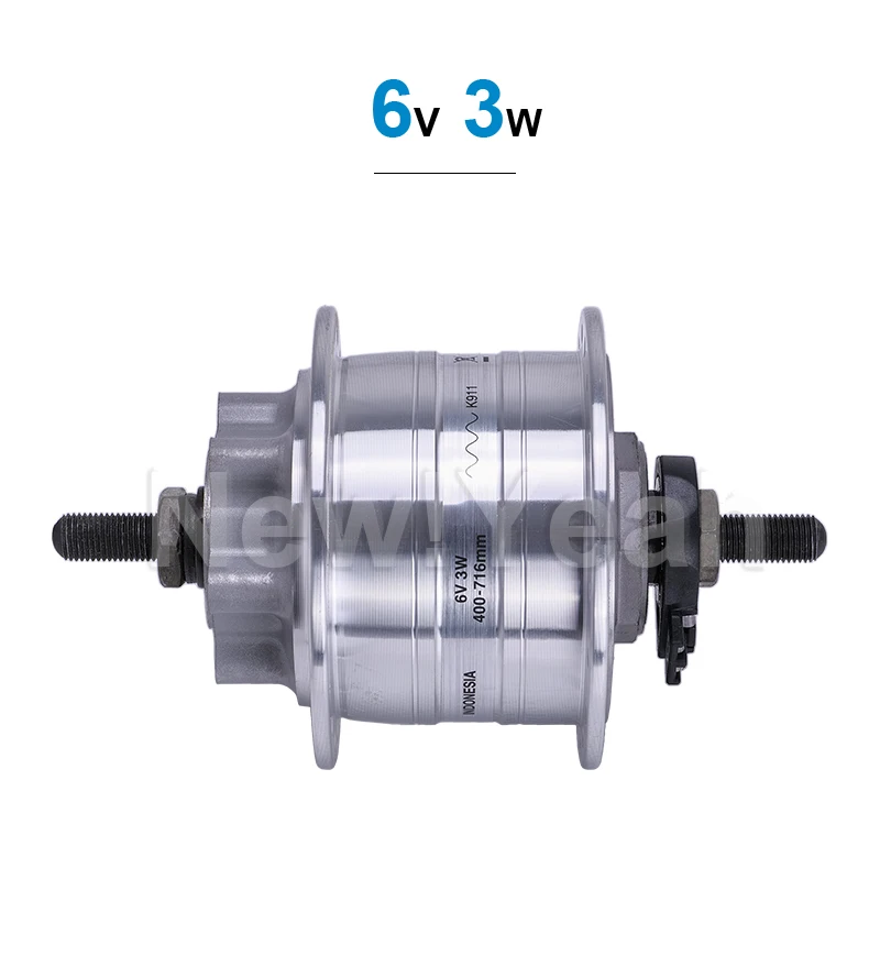 Description Picture 4 of itemSHIMANO Hub Dynamo DH-3D37-QR DH-3D32-QR Disc Brake 3.0W DH-3D32-NT CENTER LOCK / 6 Bolt Quick Release 16-28 inch wheel Original