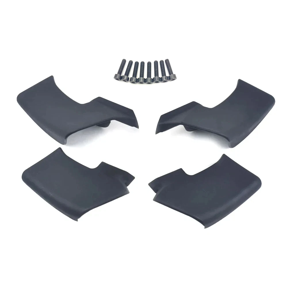 Motorcycle Winglet Motorcycle Wing Kit Motorcycle Winglet Aerodynamic Wing Kit Spoilers For DUCATI Streetfighter V4 /S/SP V2/S Black Spoiler Fxed Winglets Wings
