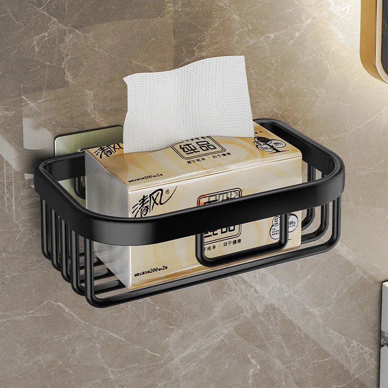 Non-punching-toilet-storage-rack-toilet-tissue-basket-roll-paper-rack ...