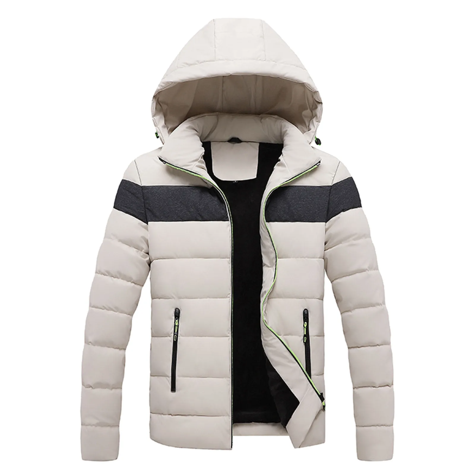 

High Quality Men's Parkas Casual Print Padded Coats For Men Thick Warm Winter Casual Clothes Streetwear Erkek Kışlık Mont