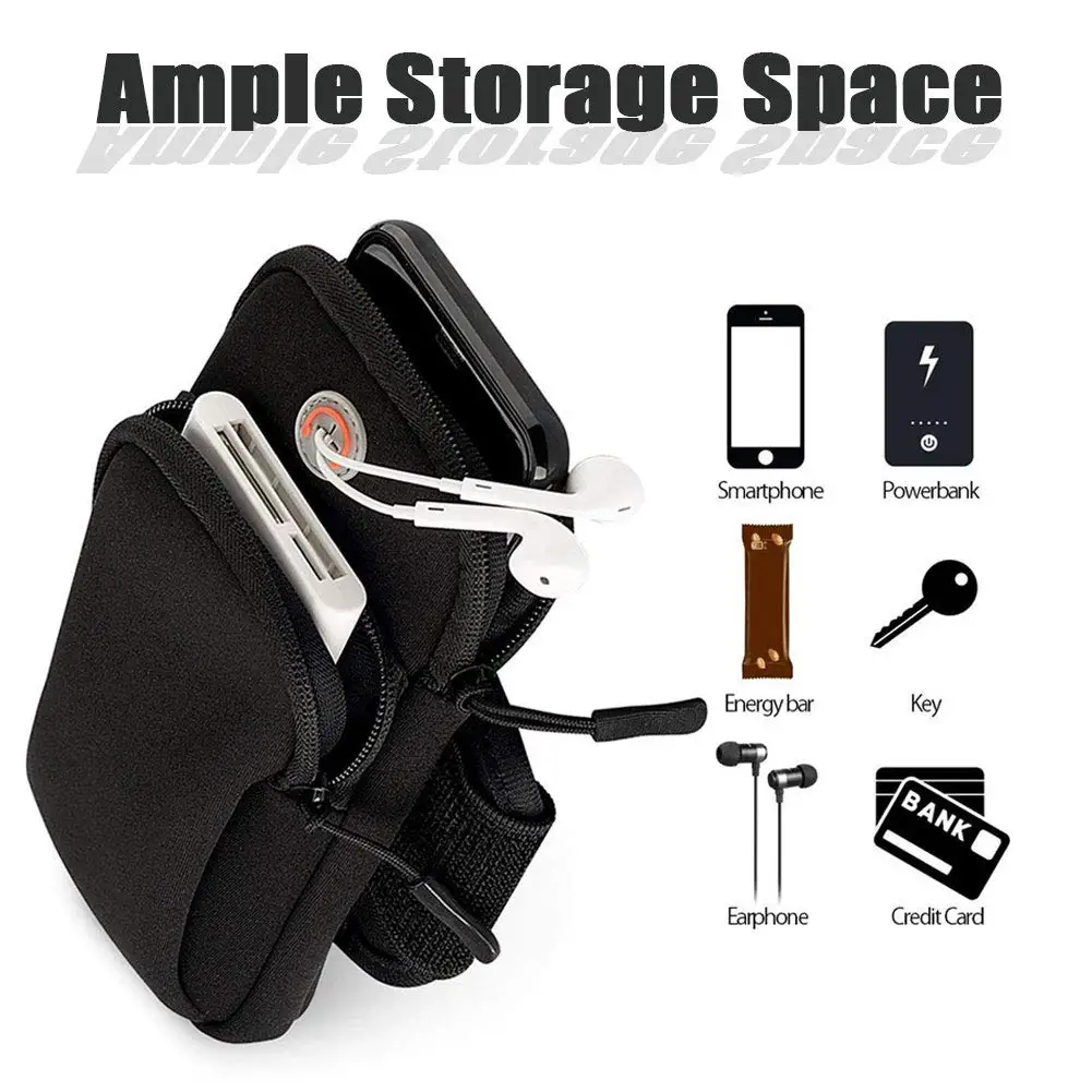 Universal Sport Armband Phone Holder for Running - Mobile Bag for Devices Under 6.8