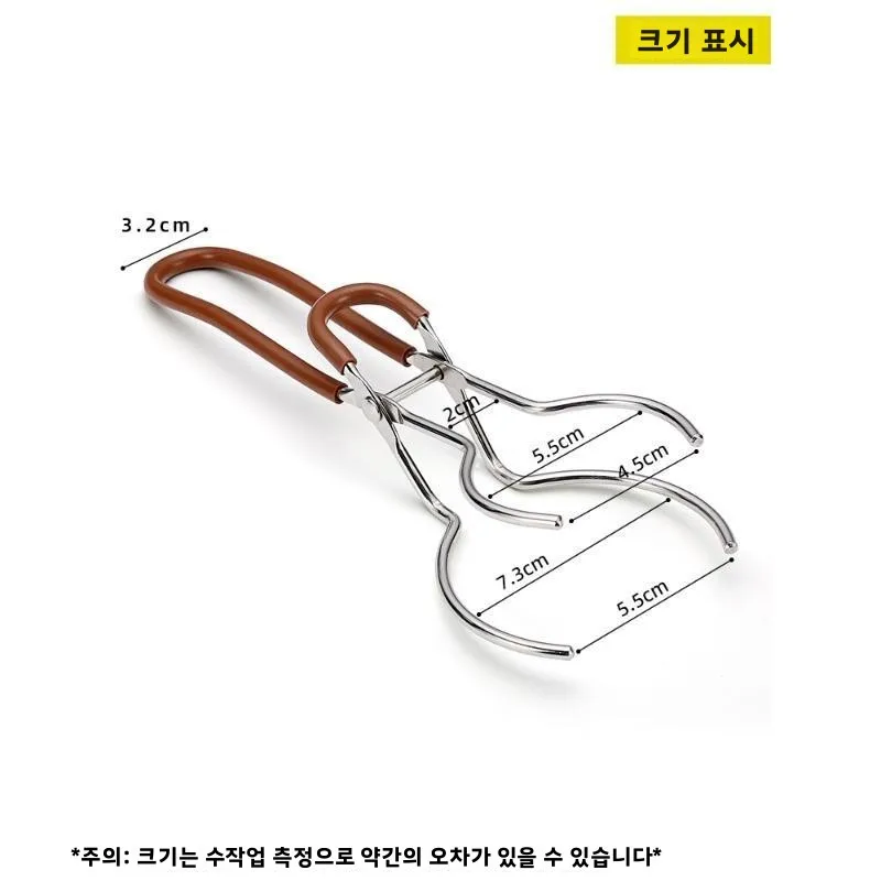 스테인레스 스틸 티 클립 티컵 클립 티 포크 티 핀셋 공푸 차 만들기 도구 화상 방지 클립 주방 식기