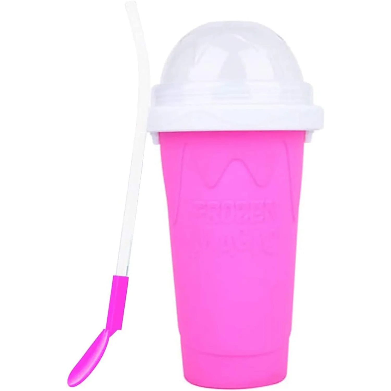 Slushy Maker Cup for TIK TOK Quick Smoothies & Ice Cream-Easy-carry, Blue Color