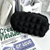 1PC Cosmetic Bag Makeup Pouch Solid Color Pencil Case Creative Pillow Bag School Supplies Stationery Box Cosmetic Organizer 3