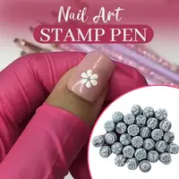 10/15/20/30PCS Nail Art Stamp Pen Kit Professional Tool Manicure Printing Doodle Nail Template Women DIY Stippling Design H5D6 1