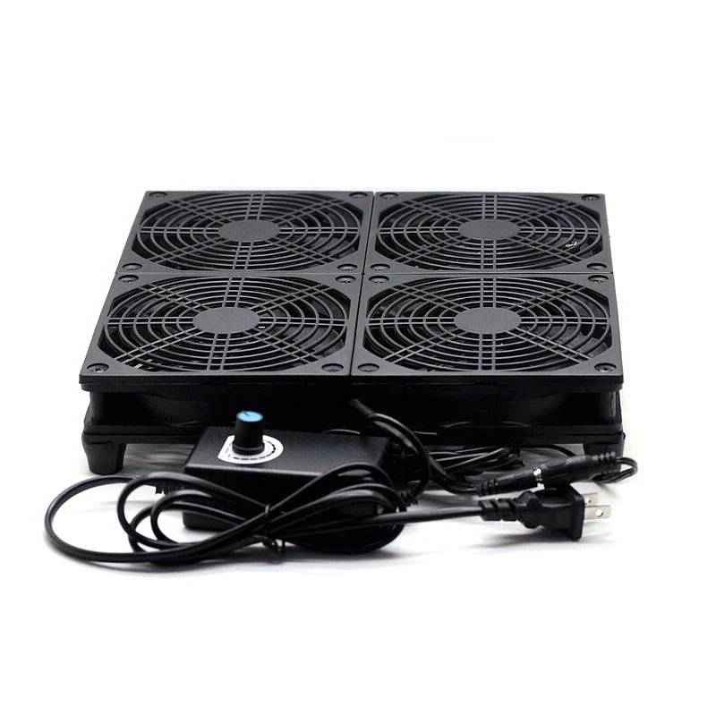 Caixa de tv Roteador Ventilador Alto Volume de ar Silencioso 120 mm 12v com Velocidade Fonte Alimentação Ventilador Refrigeração Faça Você Mesmo Gaming Portátil Base Refrigerador - Imagem 6