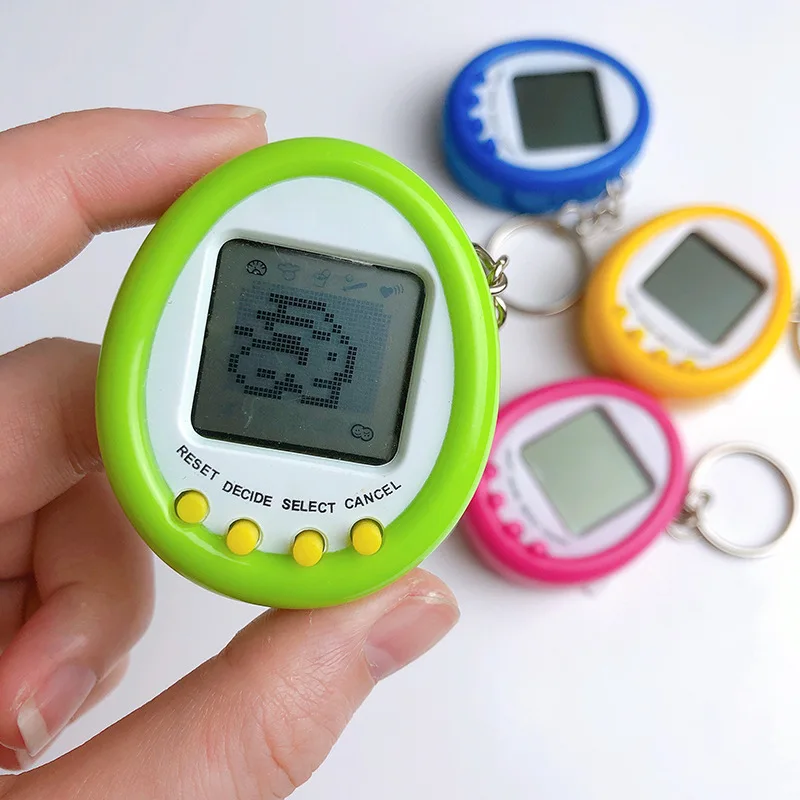 

Electronic Pet Toys Tamagotchis Pet Raising Game Keychain 90S Nostalgic 49 Pets In One Virtual Cyber Pet Toy For Children Gift