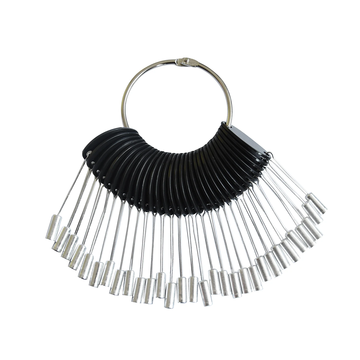 Hair Swatches for Test Color Hair Rings/Card /Charts For Salon Dye Hairdresser Practice 30 pcs / set human hair color rings