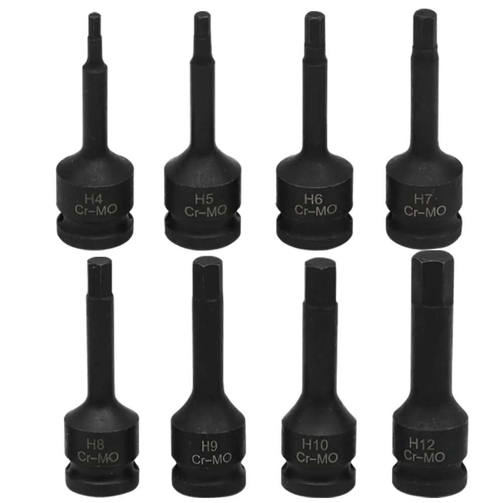 1 Pz 1/2 Pollici Drive Impact Socket Set Punte Esagonali Cacciavite Punta Esagonale Esagonale Chiave A Testa Esagonale Adattatore Per Chiave A Percuss
