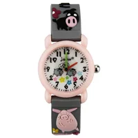 3D Silicone Strap Cartoon Children's Watch Waterproof and Cute Love Flower Dial Quartz Sports Boy and Girl Kids Watch Gift 2