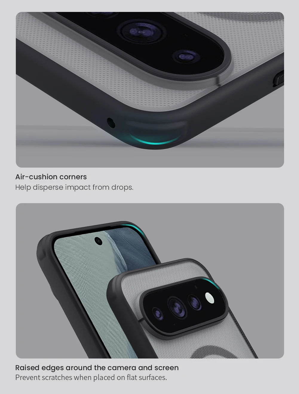 Nillkin Frosted Shield Pro Shockproof Magnetic TPU Armor Case