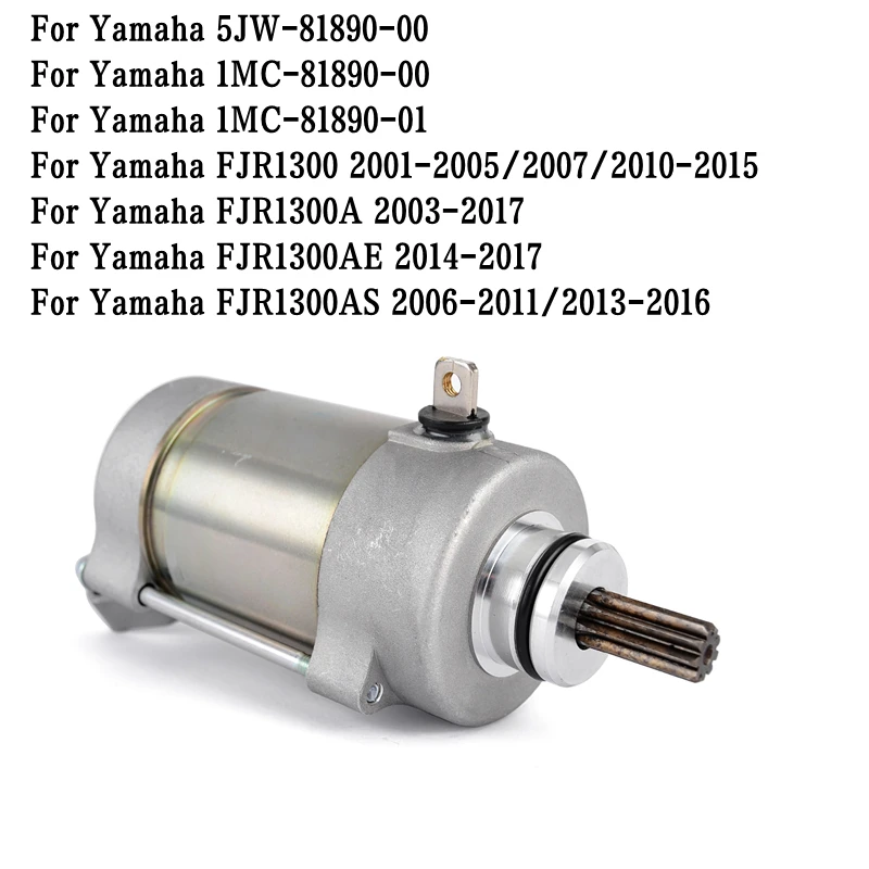 Motorino Di Avviamento Moto Per Yamaha Fjr 1300 Fjr1300 A Ae As 2003-2017 Muslimatexmuslimah