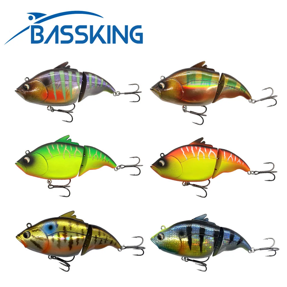 

BASSKING Fishing Lure Vibration Wobbler 120mm 43.5g Fishing Hard Bait VIB Artificial Swimbait Lipless Crankbait for Bass Pike