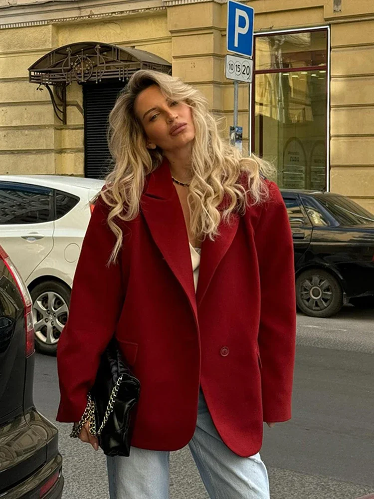 Autumn And Winter New European And American Women's Casual Coat Trousers Suit