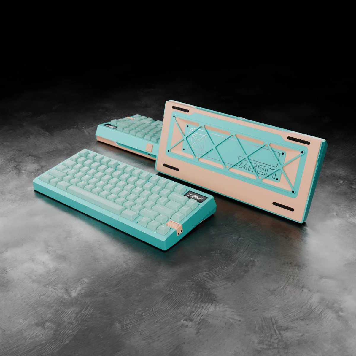 Zoom75 Tiga Mechanical Keyboard Kit No Switch No Keycap Tri-Mode Zoom75 Tiga Mechanical Keyboard Kit No Switch No Keycap Tri-Mode