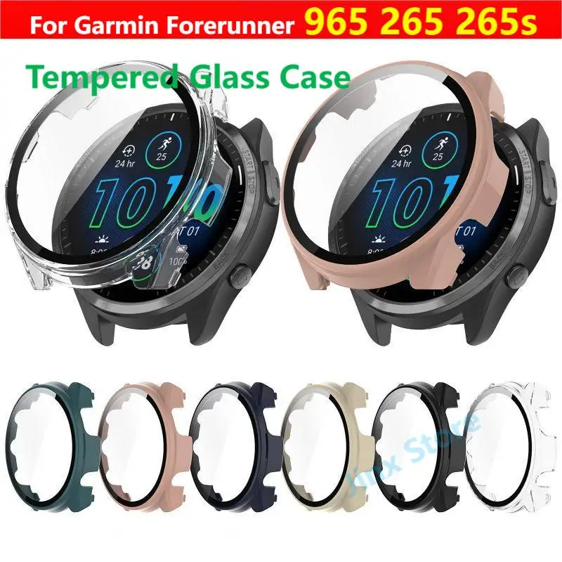Premium Tempered Glass Smartwatch Case with Strap, Bumper Cover, and Screen Protector