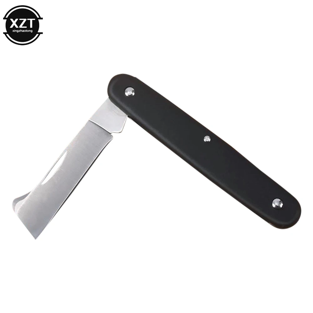 Stainless Steel Grafting Gardening Knife Plastic Single Opening Foldable Multi Functional Plant Trimming Tool Accessories folding grafting knife grafting knife