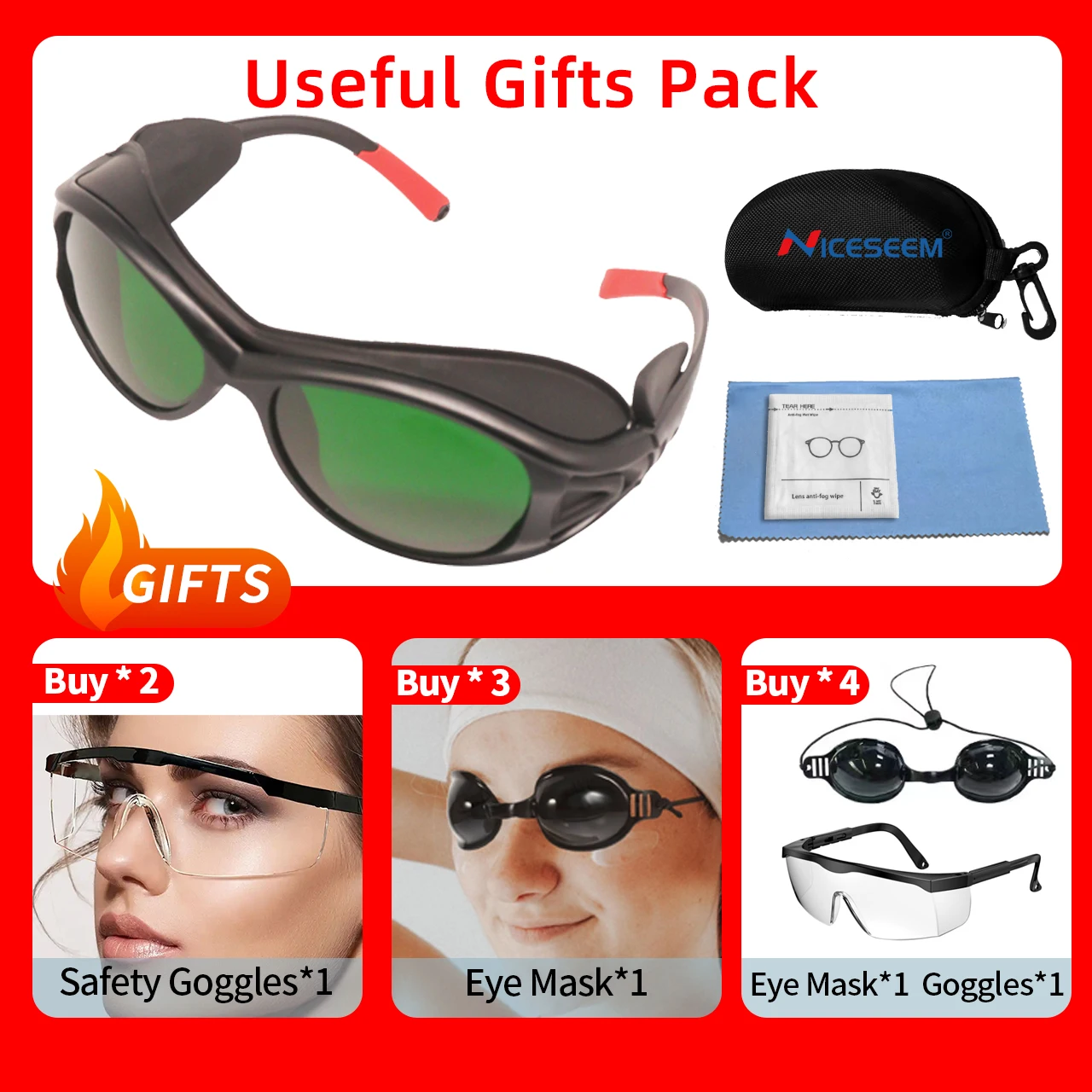 Occhiali Luce Pulsata Per Laser Occhiali Di Protezione Per