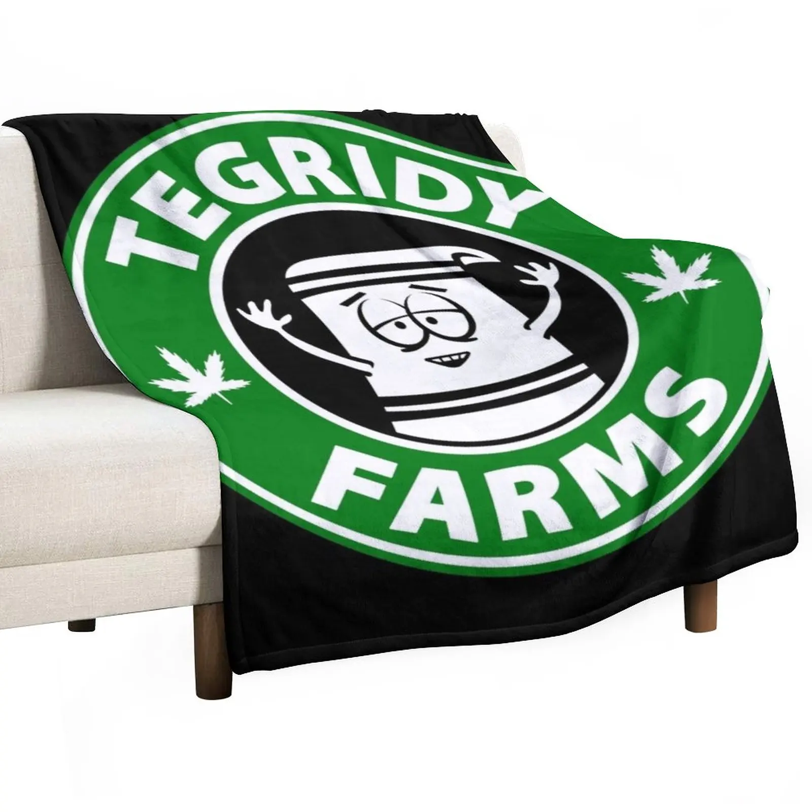 

Tegridy Farms Throw Blanket Weighted Plush blankets and throws Blankets For Sofas Blankets