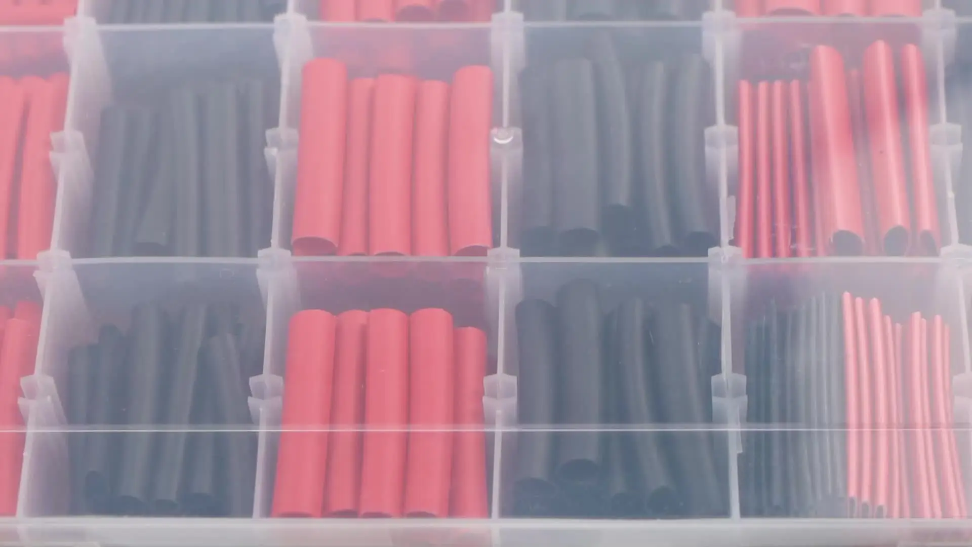 Gunhunt 200-Piece Heat Shrink Tubing Kit - Double-Wall PE Sleeves For Wire Protection (Black & Red