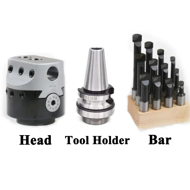 F1 Boring head NT30 NT40 BT30 BT40 MT2 MT3 MT4 C20 C25 R8 M12 Boring Tool Holder F1-50mm 2 inch head Set 12 18 25mm Bar tool holder boring bar and boring head