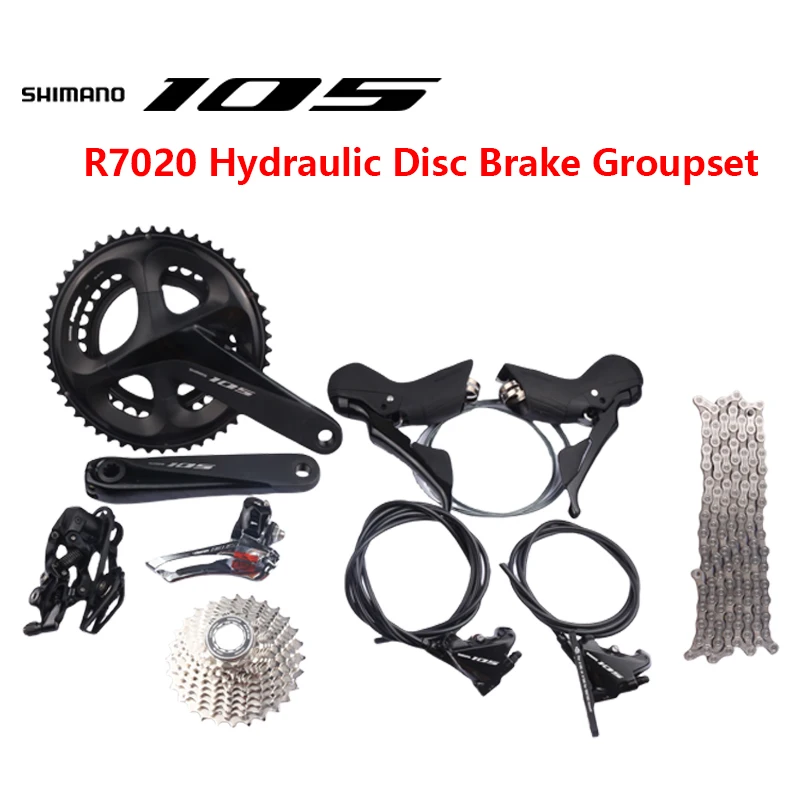Shimano 105 R7020 Groupset 2x11s For Road Bike R7000