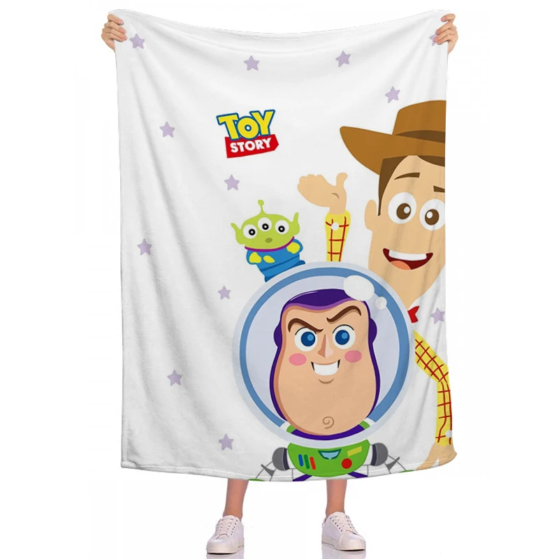 

Sofa Blankets Toys Story Woody Custom Blankets for Camp Nap Bedroom Decor Bedspread Fluffy Soft Flannel Birthday Wedding Gift
