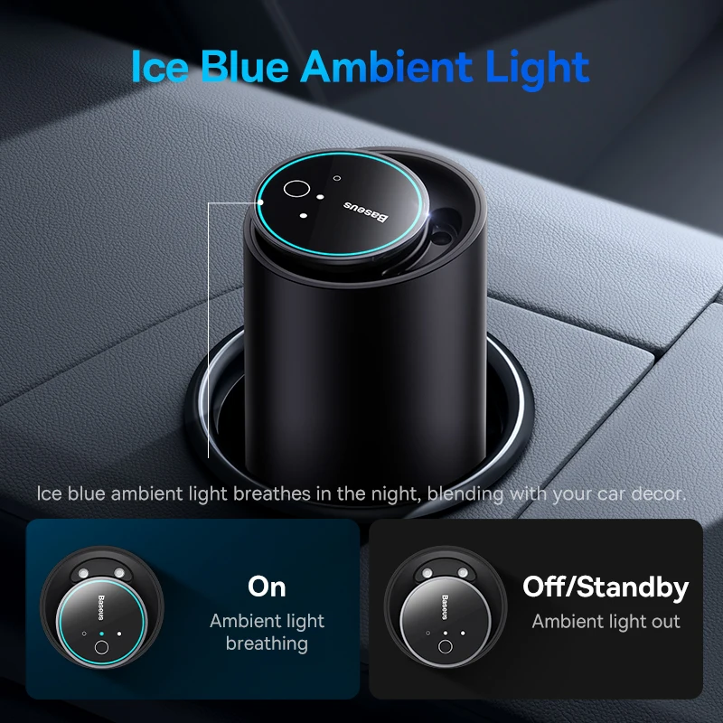 Baseus Auto Lufterfrischer Dual-Port Parfüm Smart APP Control Auto Duft Für  Auto Getränkehalter Intelligent Einstellen Auto Diffusor - AliExpress