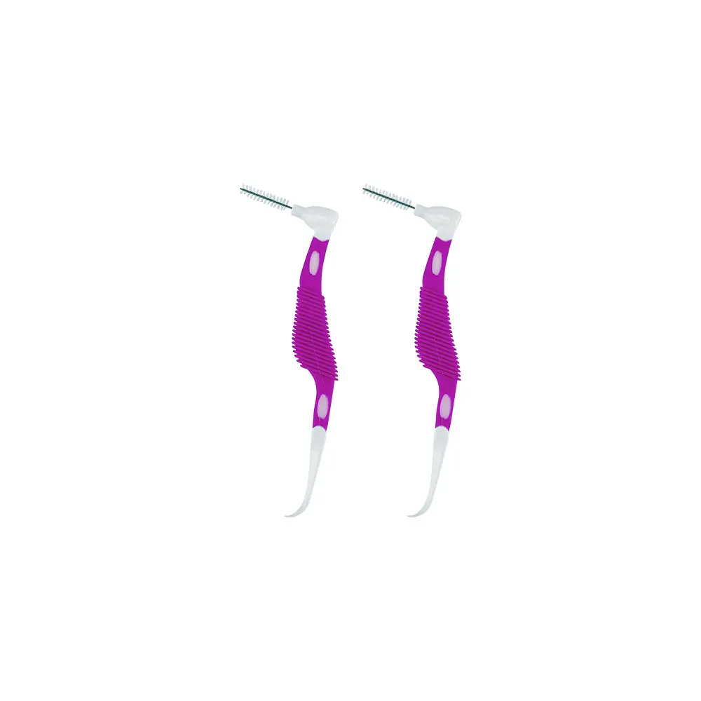 8pcs/box Interdental Brush Tooth Cleaning Teeth Stick Toothpick Brush Interdental Brushes Oral Hygiene Care Tools