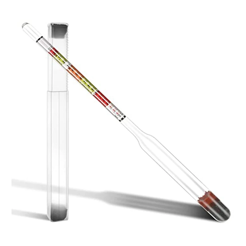 

Triple Scale Home Wine Hydrometer For Homemade Wine, Beer And Mead, ABV Tester Alcohol For Winemaking